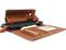 Genuine oiled leather Case for LG V40 book handmade wallet rubber holder cover luxury cards slots art dark brown daviscase 40 v l g tan