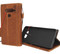 Genuine oiled leather Case for LG V40 book handmade wallet rubber holder cover luxury cards slots art dark brown daviscase 40 v l g jafo