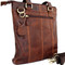 Genuine vintage Leather Shoulder Bag Messenger man handbag retro oiled tote fit laptop ipad tablet Art  de