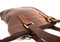 Genuine vintage Leather Shoulder Bag Messenger man handbag retro oiled tote fit laptop ipad tablet Art  uk