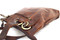 Genuine vintage Leather Shoulder Bag Messenger man handbag retro oiled tote fit laptop ipad tablet Art  au
