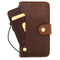 Genuine vintage leather case for iphone 8 cover book wallet credit card luxurey flip slim 7 wireless charging art