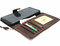 Samsung Galaxy Note 8 book wallet wireless charging closure cover luxury cards slots classic strap Daviscase ru
