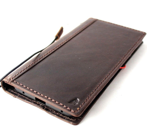 Genuine vintage leather Case For Huawei Mate 20 Pro book wallet cover Cards Slots holder Slim classic daviscase wireless charging prime