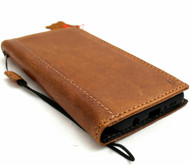 Genuine full leather Case for Samsung Galaxy S10e wireless charging rubber retro book wallet handmade daviscase s 10 stand slim