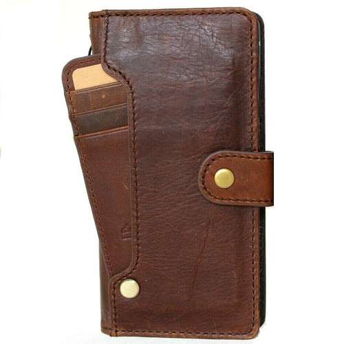 Genuine oiled vintage leather Case for Google Pixel 5 book rubber holder wallet luxury Closure cover pro  5G