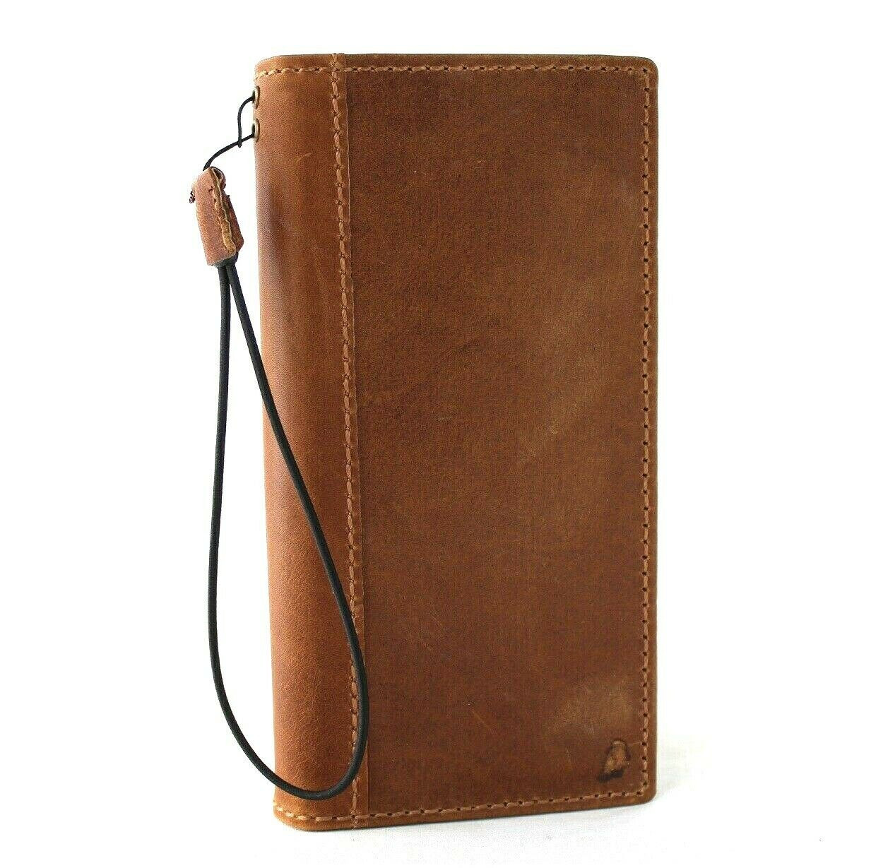 Genuine Tan Leather Case for Samsung Galaxy S21 ULTRA Slim Wallet Book