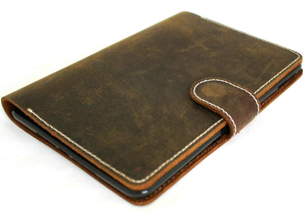 Genuine Full Leather Hard case for apple iPad 3 2 Credit Card Slots Slim Davis 