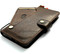 Genuine Full Leather Case for Google Pixel 6 Book Wallet Cards Holder Suede Style Stand Luxury Davis HandMade 1948 Dark uk