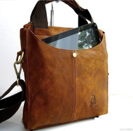 Vintage Leather Shoulder Satchel Bag Messenger iPad man 2 vintage handbag 11 12