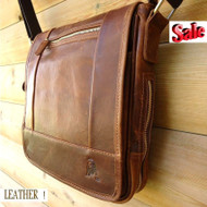Genuine Leather man RETRO cross Shoulder Messenger BAG best vintage classic TOP