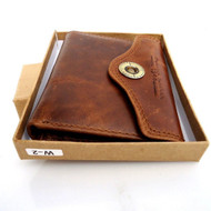 Men Money Genuine Leather wallet Billfold skin ART Special Design Money Clip R