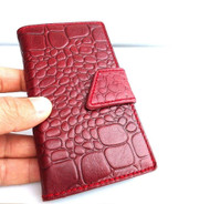 genuine natural leather case for samsung galaxy s4 cover purse pouch 4s book wallet stand 4 S GAS4D