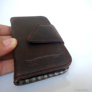 genuine soft leather case for iphone 4s cover pouch s 4 book wallet magnet slim