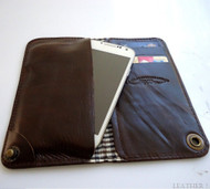 genuine leather Case For Samsung Galaxy Note III 2 book wallet handmade brown uk australia