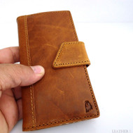 genuine vintage leather Case for htc butterfly s book wallet handmade australia