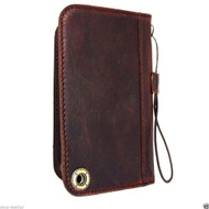 genuine leather Case For LG Nexus 5 and Note III 2 3 book wallet handmade brown id NEW