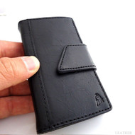genuine leather case for iphone 4s purse s 4 book wallet handmade ID slim close 