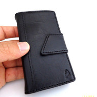 genuine natural leather slim case for iphone 5 5s cover book wallet handmade s australia