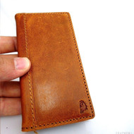 genuine leather case FIT for iphone 5 5s book wallet cover handmade cards slim S