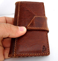 genuine real leather case for iphone 4s cover s 4 book wallet stand handmade itR