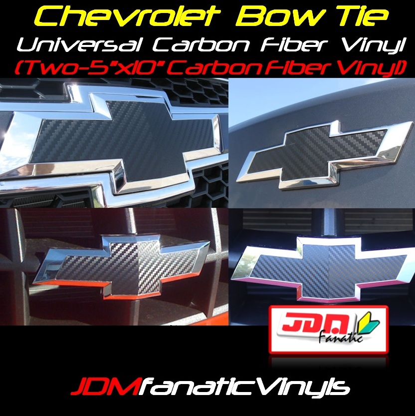 Chevrolet Bow Tie Emblem Front/Rear Overlays