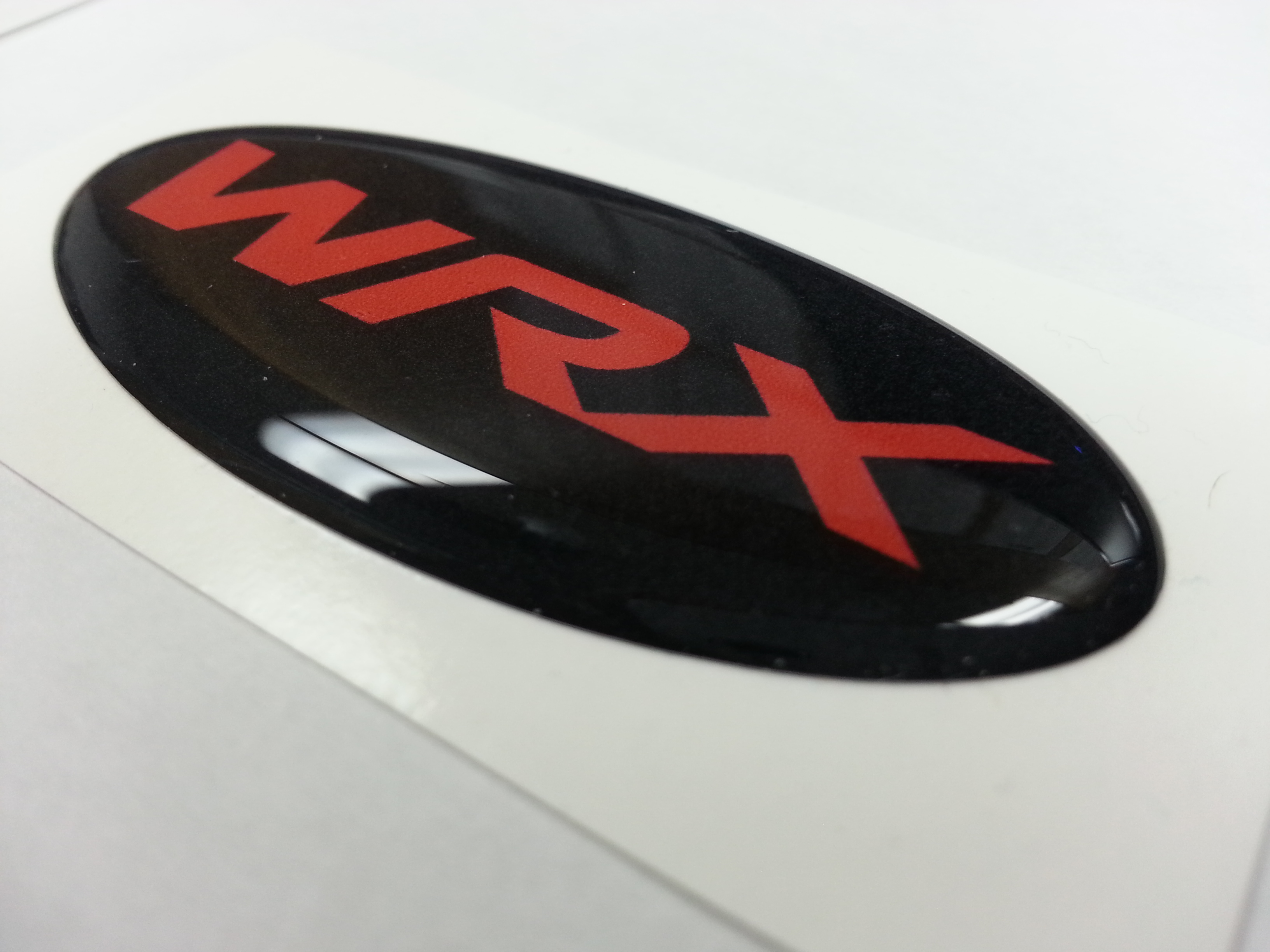 DOMED Steering Wheel Badges (WRX) JDMFV Fanatic Wraps