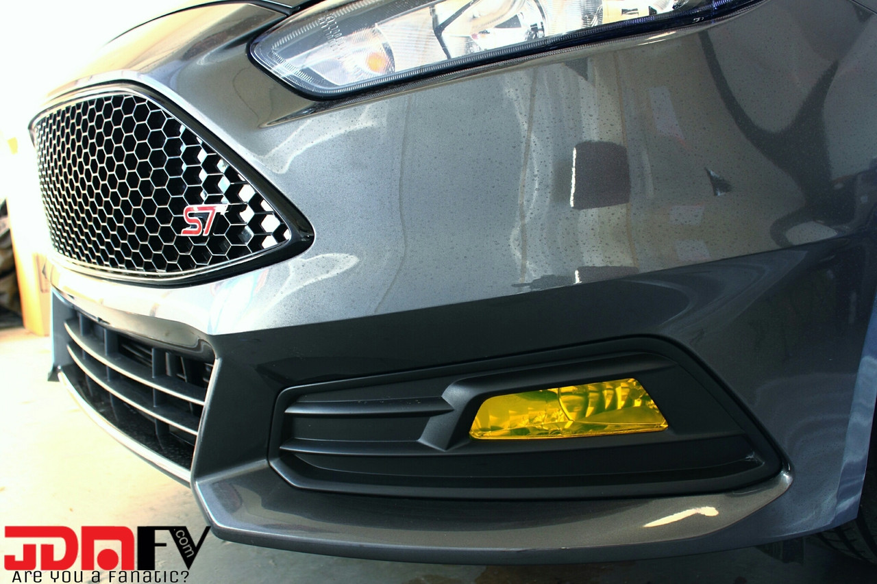 1516 Ford Focus ST Precut Yellow Fog Light Overlays Tint