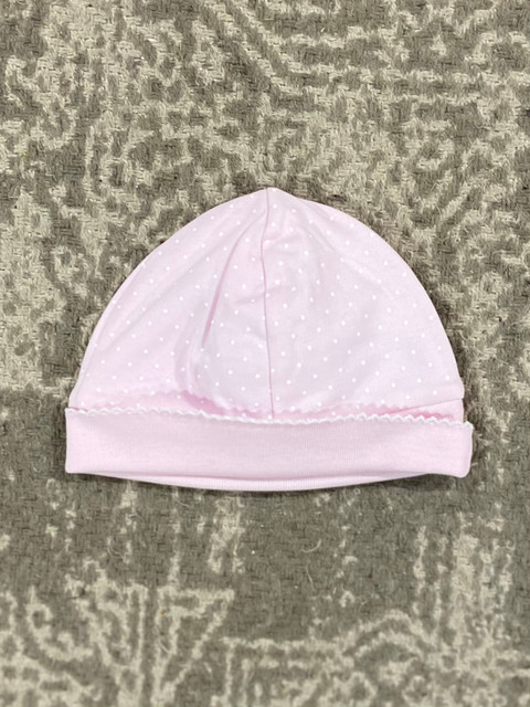 Kissy Kissy Pink Dots Print Hat 