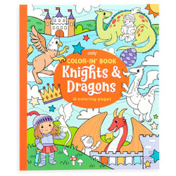 Color-in Book- Knights & Dragons