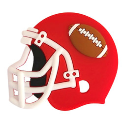 Red Football Helmet Teether