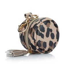 Itzy Ritzy Leopard Diaperbag Charm Pod Keychain