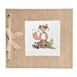 Floral Fox Baby Memory Book