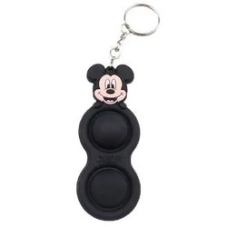 Black Mickey Keychain Pop It