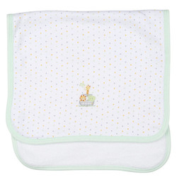 Magnolia Baby Sage Two by Two Emb Burp Cloth