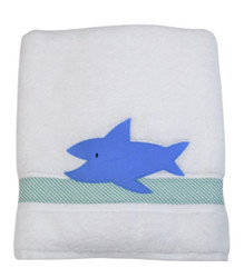 Funtasia Too Shark Applique Beach Towel