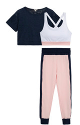 Habitual Girl Pink 3 Pc Activewear Set