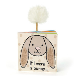 Jelly Cat If I Were a Bunny Book (beige)