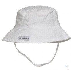 Flap Happy Vanilla Stripe Bucket Hat