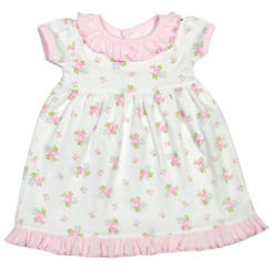 Baby Loren Rosie Pink Floral DOLL Gown