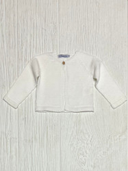 Marae Single Button Cardigan - White