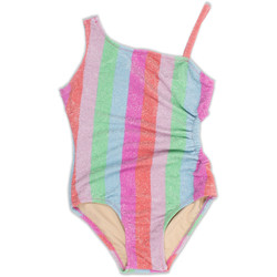 Shade Critters Rainbow Stripe 1 Shoulder Swimsuit