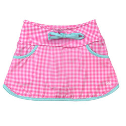 Set Hot Pink/Turquoise Mini Gingham Tiffany Skort