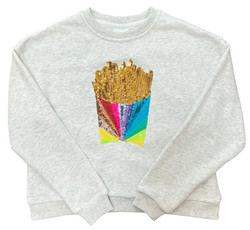 Queen of Sparkles Fries Sweatshirt
