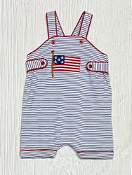 Squiggles Flag Tabbed Sunsuit
