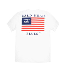 Bald Head Blues USA White Tee