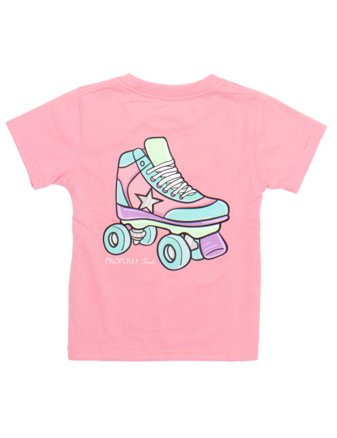 Properly Tied Light Pink Roller Skate Tee