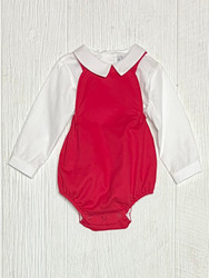 Sophie & Lucas Red Classic Vintage Boy Overall