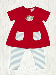 Three Sisters Baby Apple A Day Legging Set