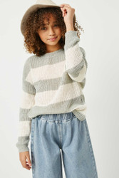 Hayden Blue/White Stripe Sweater